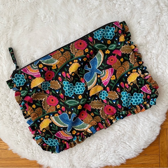LA DOUBLE J bag Floral Hand Pochette - Picture 1 of 9